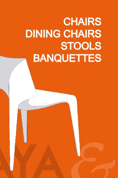CHAIRS, DINING CHAIRS, STOOLS, BANQUETTES